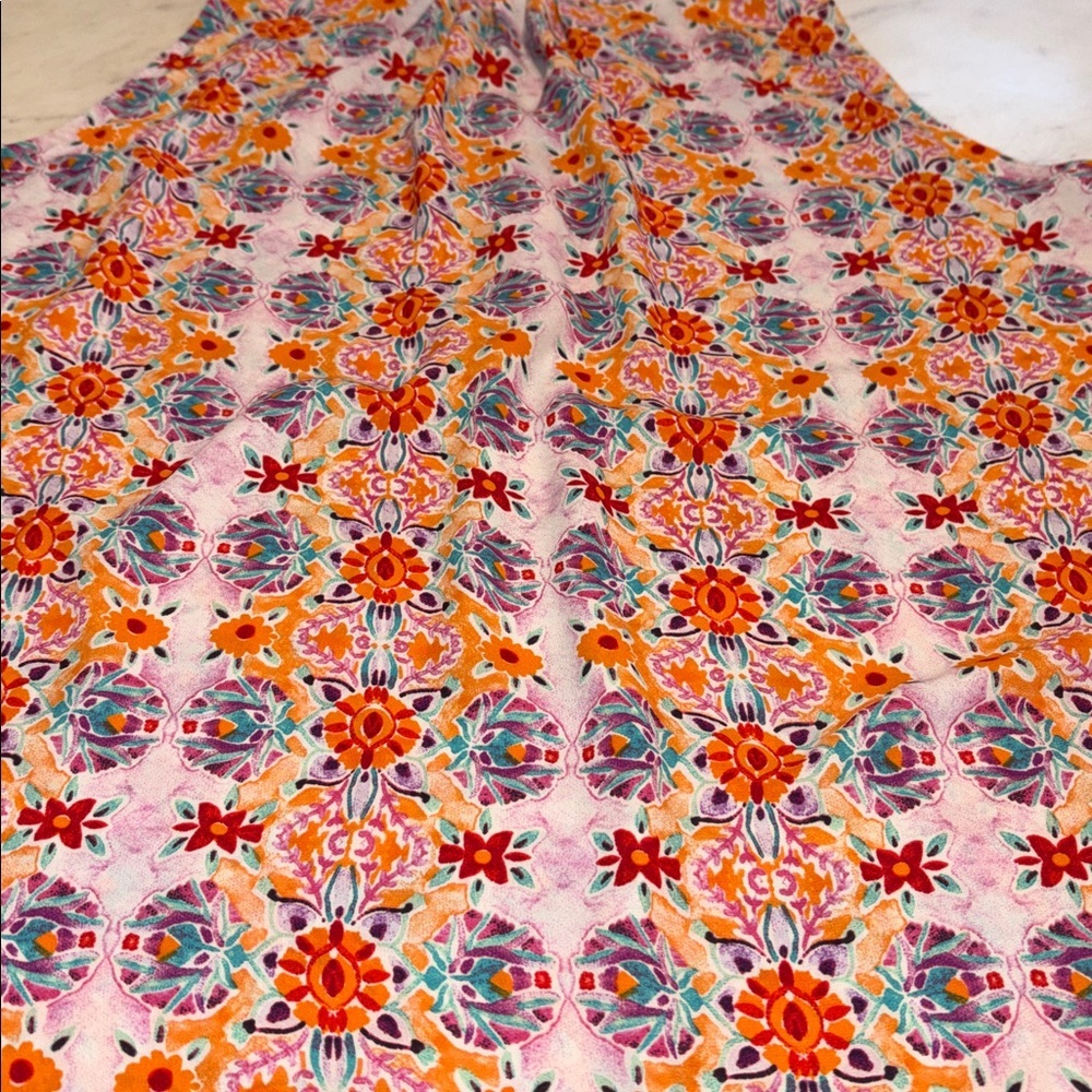 Adrienne Vittadini Multicolor Floral Blouse size XL - Picture 7 of 7